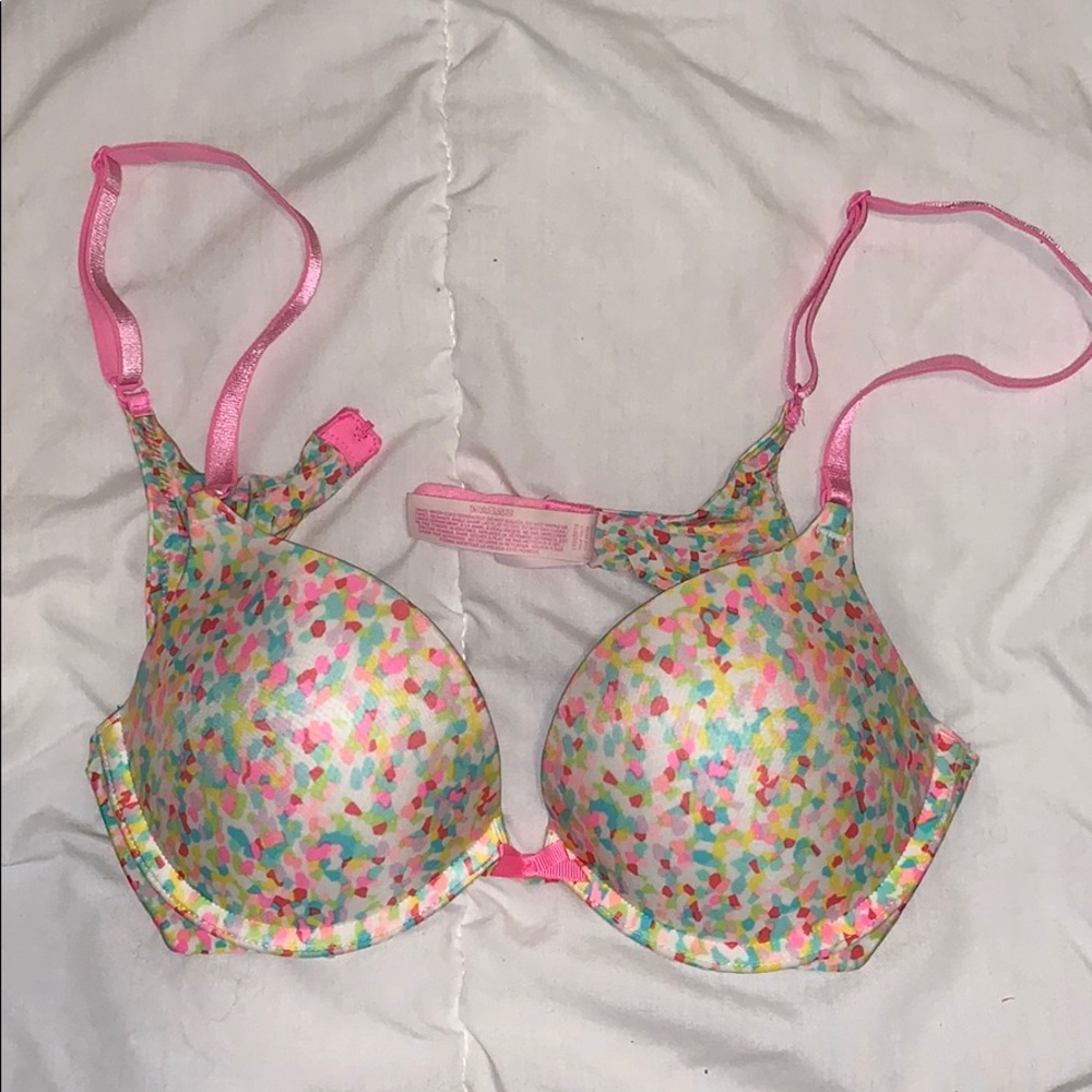 Multi color push-up bra